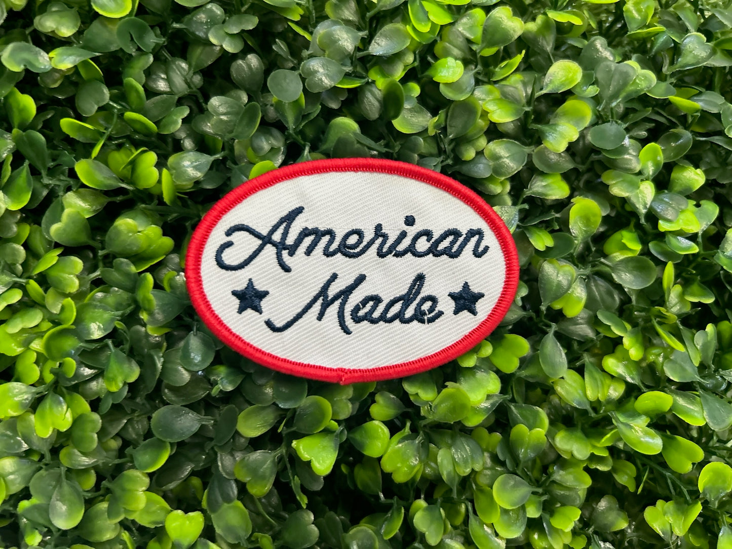 American Made Patch – Red, White & Blue Embroidered Iron-On Patch