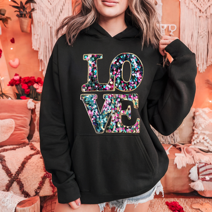 Sequins Pattern “LOVE”