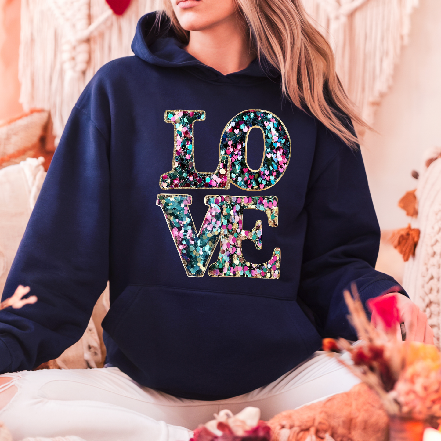 Sequins Pattern “LOVE”