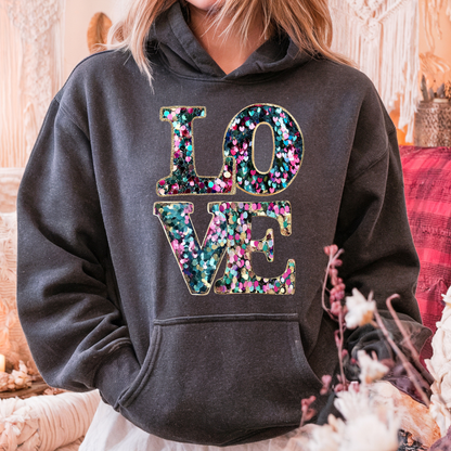 Sequins Pattern “LOVE”