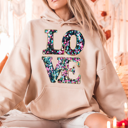 Sequins Pattern “LOVE”