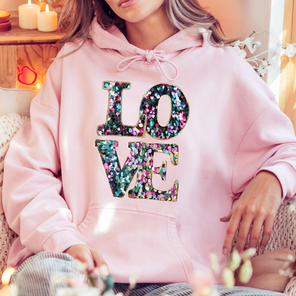 Sequins Pattern “LOVE”