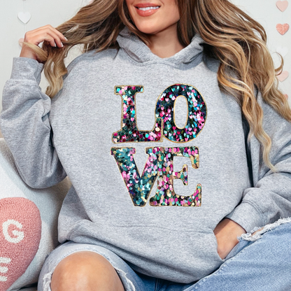 Sequins Pattern “LOVE”