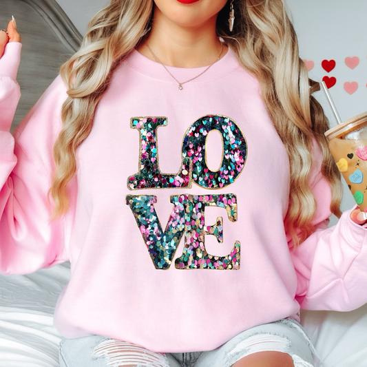 Sequins Pattern “LOVE”