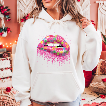 Conversation Heart Candy Lips