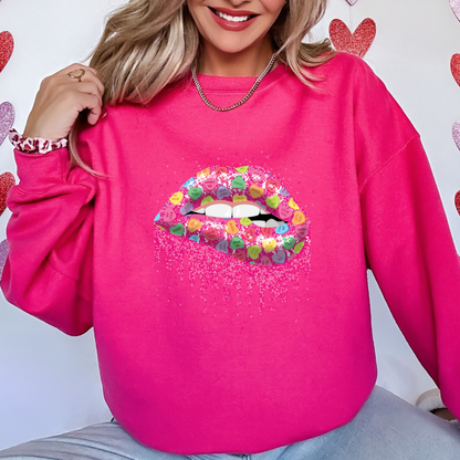 Conversation Heart Candy Lips