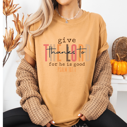 Give Thanks to the Lord