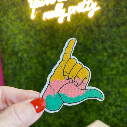 Hang Loose Embroidered Patch