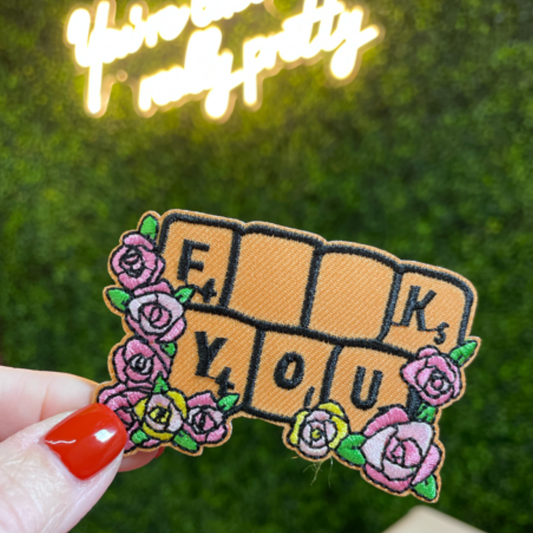 F**k You Floral Keyboard Patch
