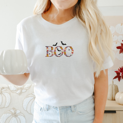"BOO" Spooky Characters Embroidery