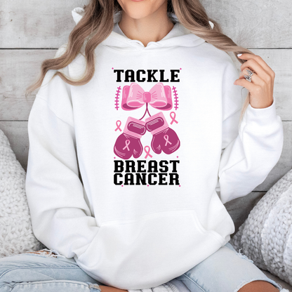 Tackle Cancer Boxing Gloves Hoodie