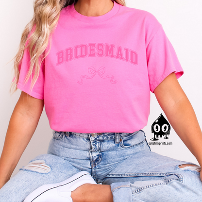 Bridesmaid Bow T-Shirt
