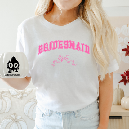 Bridesmaid Bow T-Shirt