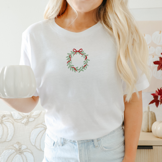Christmas Wreath Embroidery