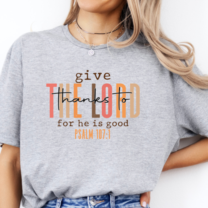 Give Thanks to the Lord