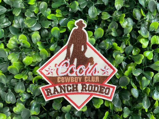 Coors Cowboy Club Ranch Rodeo Embroidered Patch