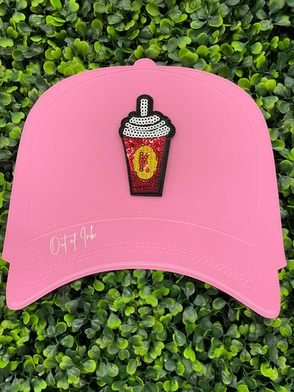 Sequins Soda Cup Embroidered Patch