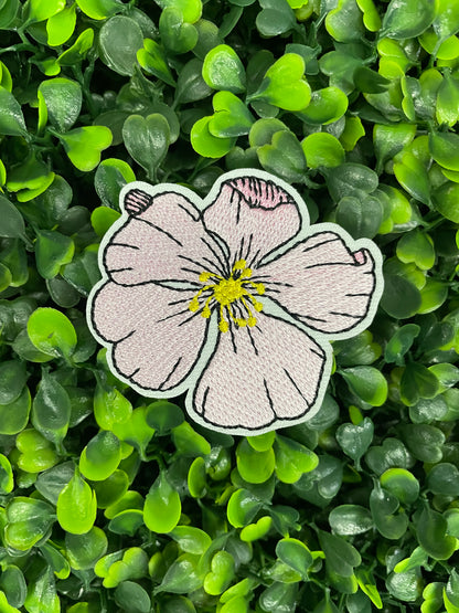 Blush Bloom Embroidered Patch