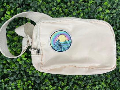 Sunset Wave Embroidered Patch