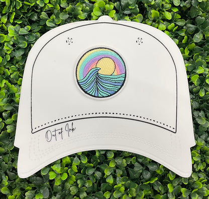 Sunset Wave Embroidered Patch