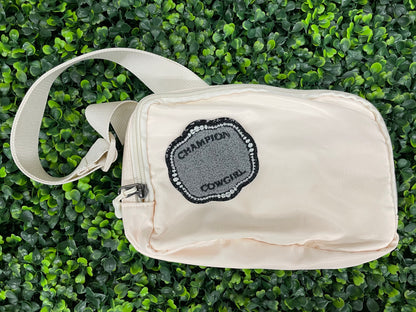 Champion Cowgirl Embroidered Patch