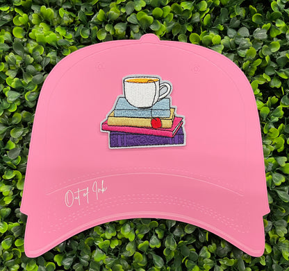 Cozy Books & Tea Embroidered Patch