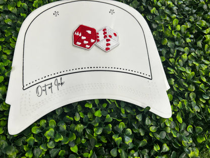 Heart Dice Embroidered Patch