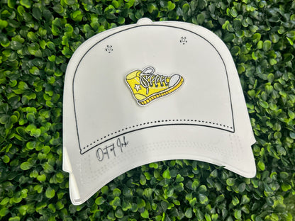 Yellow Sneaker Embroidered Patch