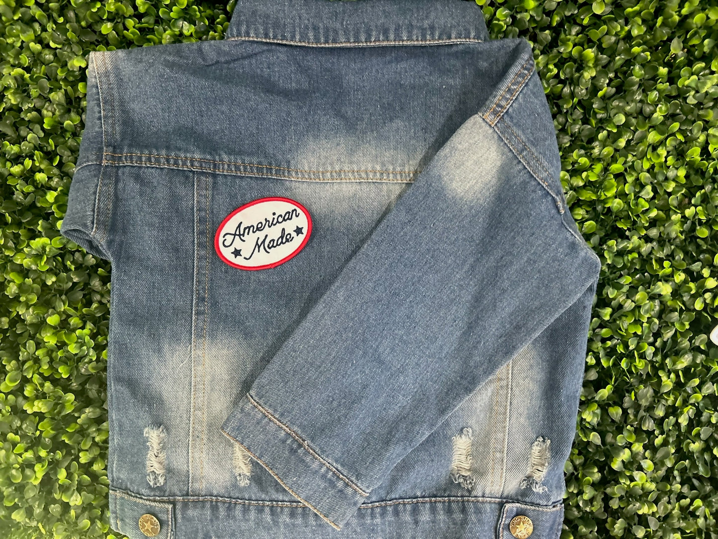 American Made Patch – Red, White & Blue Embroidered Iron-On Patch