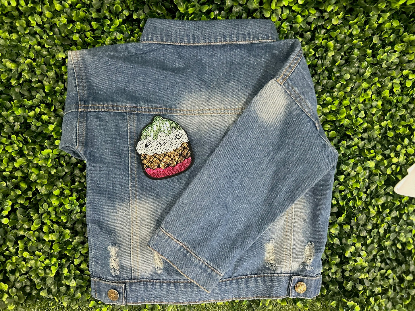 Sequin Ice Cream Patch