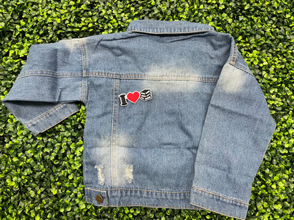 I Love Books Embroidered Patch