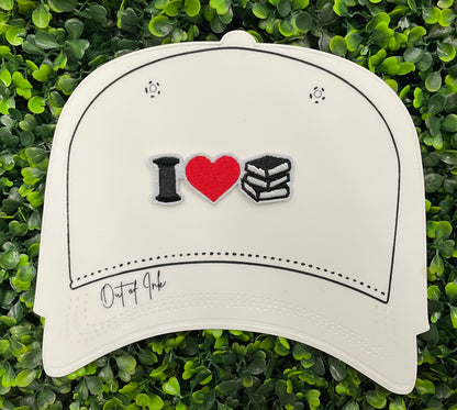 I Love Books Embroidered Patch