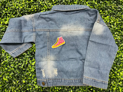 Leopard  Sneaker Embroidered Patch