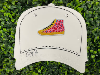 Leopard  Sneaker Embroidered Patch