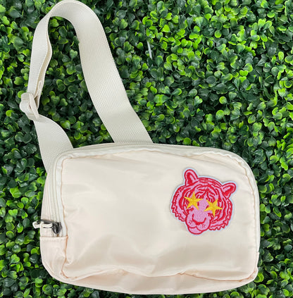 Starry-Eyed Tiger Embroidered Patch
