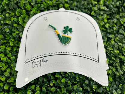 Shamrock Pipe Embroidered Patch
