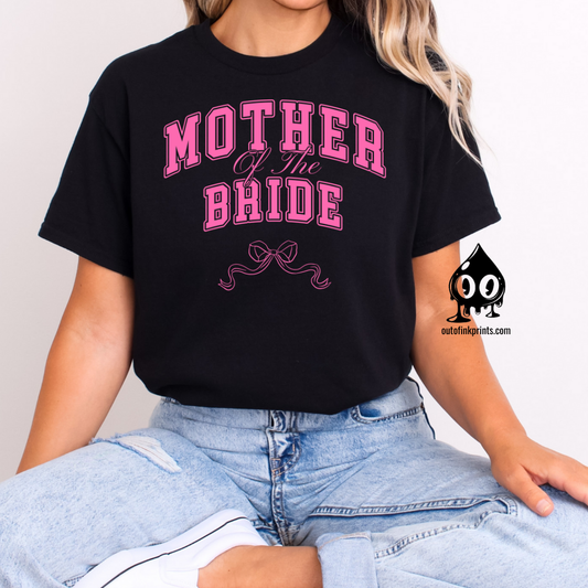 Mother of the Bride Bow T-Shirt