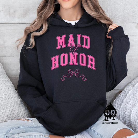 Maid of Honor Bow Hoodie