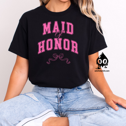 Maid of Honor Bow T-Shirt