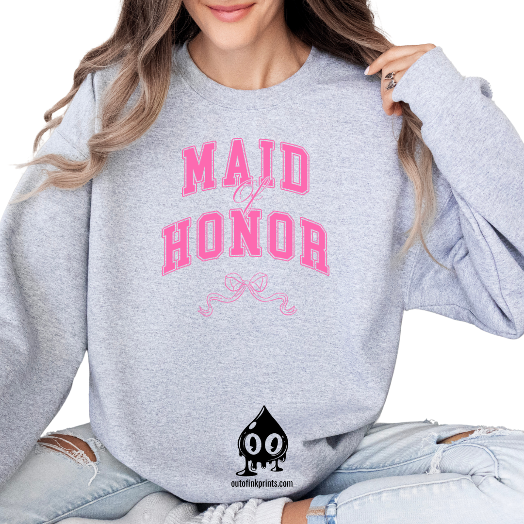 Maid of Honor Bow Sweatshirt