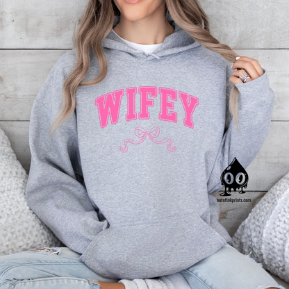 Wifey Bow Hoodie