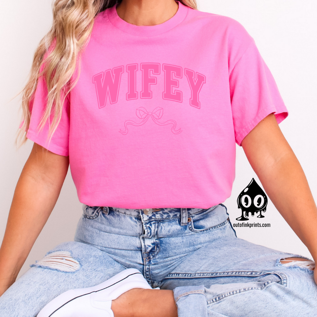 Wifey Bow T-Shirt